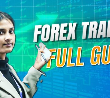 Forex market chart showing currency pairs and trends
