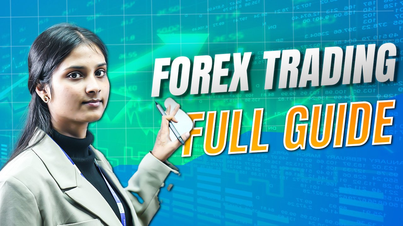 Forex market chart showing currency pairs and trends